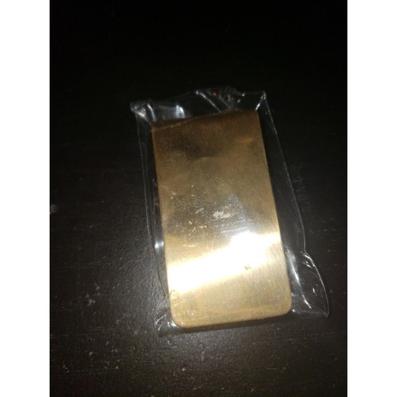Vintage men's gold tone money clip - Picture 2 of 5